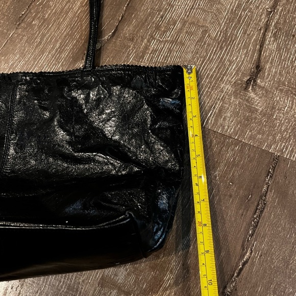 Latico Carmen Black LeatherShopper Tote. . transition from home, office,… - Picture 7 of 8